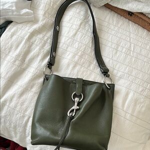 Rebecca Minkoff Green Leather Handbag